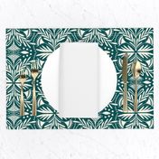 Lenox - Damask Dark Teal