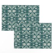 Lenox - Damask Dark Teal