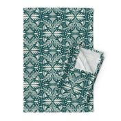 Lenox - Damask Dark Teal