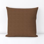 CSMC26  - Mini - Speckled  Brown and Beige Plaid