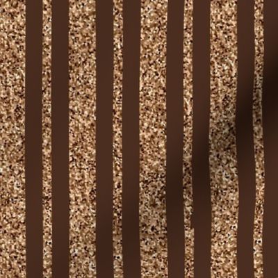 CSMC26  -LG - Brown and Speckled Beige Stripes