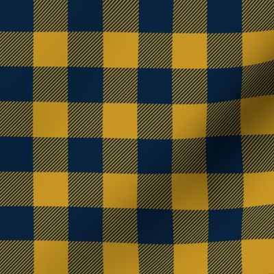 blue and gold plaid 