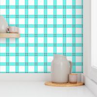 Chubby not -a-  Bunny  -nursery plaid  