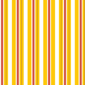 Yellow stripes of summer 