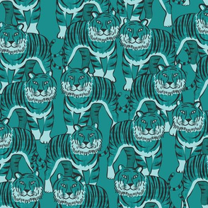 It's just tigers teal+mint (medium scale)