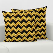 Art Deco Chevron-Gold