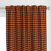 Classic Halloween Plaid in Orange + Black