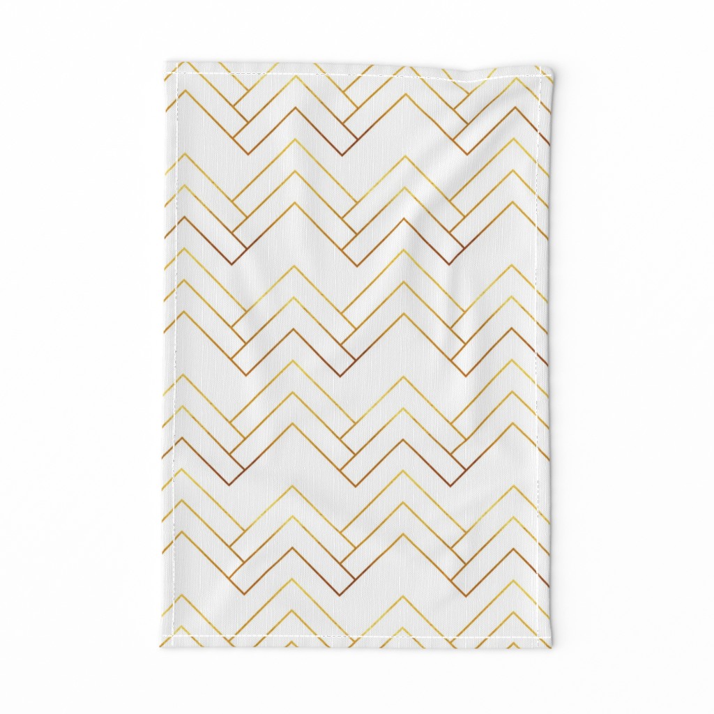 Art Deco Chevron Lines_Bg White