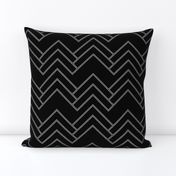 Art Deco Chevron_Black and White