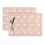 Art Deco Storks Pink