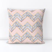 Art Deco Chevron_Pink and Marble