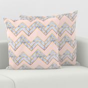 Art Deco Chevron_Pink and Marble