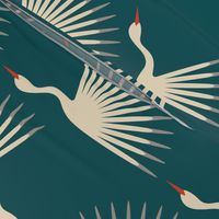 Art Deco Cranes