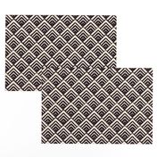 vintage tiles - black & ivory