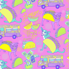 Let's Get Some Tacos! in Hot Pink