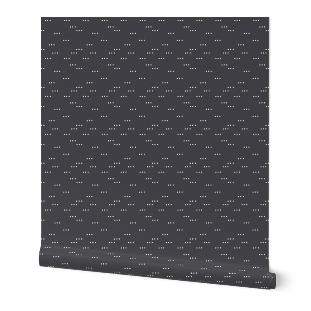 Art Deco Dots Gray Small 