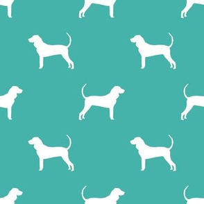 coonhound silhouette fabric - dog silhouette fabric, dog, dogs, pet, pet silhouette design