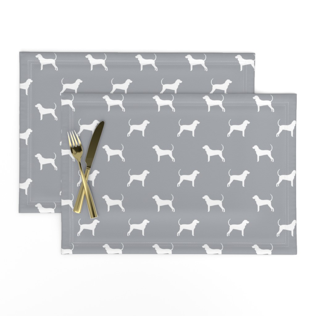 coonhound silhouette fabric - dog silhouette fabric, dog, dogs, pet, pet silhouette design