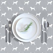 coonhound silhouette fabric - dog silhouette fabric, dog, dogs, pet, pet silhouette design