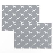 coonhound silhouette fabric - dog silhouette fabric, dog, dogs, pet, pet silhouette design