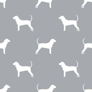 coonhound silhouette fabric - dog silhouette fabric, dog, dogs, pet, pet silhouette design