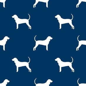 coonhound silhouette fabric - dog silhouette fabric, dog, dogs, pet, pet silhouette design