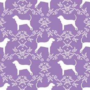 coonhound silhouette fabric - dog silhouette fabric, dog, dogs, pet, pet silhouette design