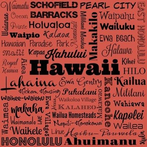 Hawaii cities, coral