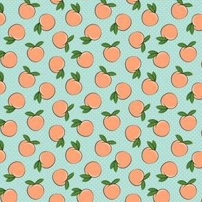 Peach And Eggplant Fabric, Wallpaper and Home Decor