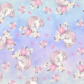 Mummy Unicorn Floral