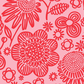 Mary Quant Style Fabric Wallpaper And Home Decor Spoonflower