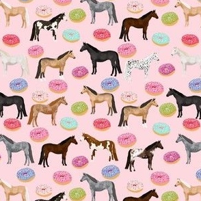 horse donuts cute riding horses donut design pink