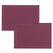 ★ CHECKER ★ Black and Pink – 1/3 inch / Collection : On fire -Burning Prints