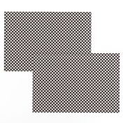 ★ CHECKER ★ Navy and White (Ecru) – 1/3 inch / Collection : On fire -Burning Prints