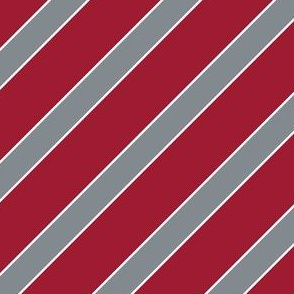 Alabama Crimson Stripes Crimson Grey Stripe