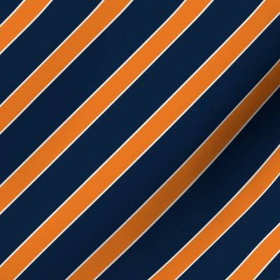Auburn Blue and Orange Stripes Stripe