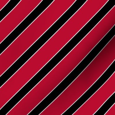 Georgia Bulldog Red Stripes Stripe