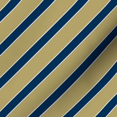 Georgia Tech Yellow Jackets Tech Gold Blue Stripes Stripe