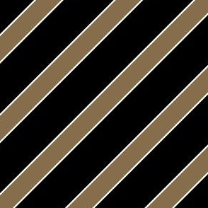 Vanderbilt Commodores Black Old Gold Stripes Stripe