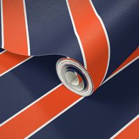 Virginia Cavaliers Blue and Orange Stripes Stripe