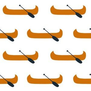 canoe - canoes, kayak, nature, outdoors, river, water, fun, adventure, sports - orange