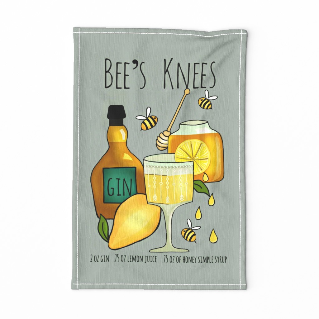 Bee's Knees Vintage Cocktail / grey  