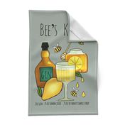 Bee's Knees Vintage Cocktail / grey  