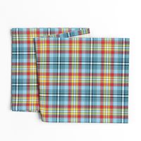 Four Quarters tartan, 6" sailing colors