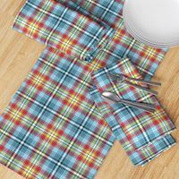 Four Quarters tartan, 6" sailing colors