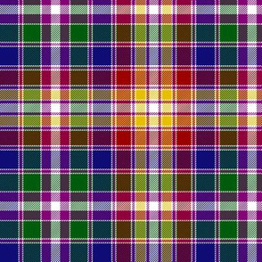 Four Quarters tartan, 6" original colors