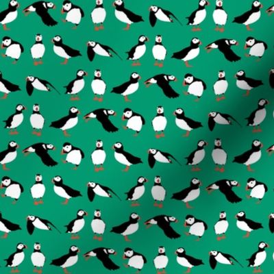 just puffins emerald green small