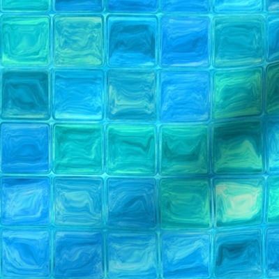 Ocean Colored Tiles