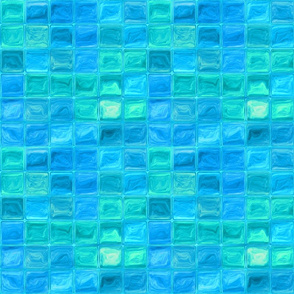 Ocean Colored Tiles