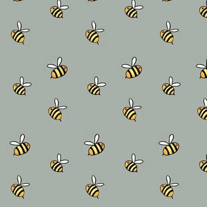Bee's Knees tiny bees accent fabric  